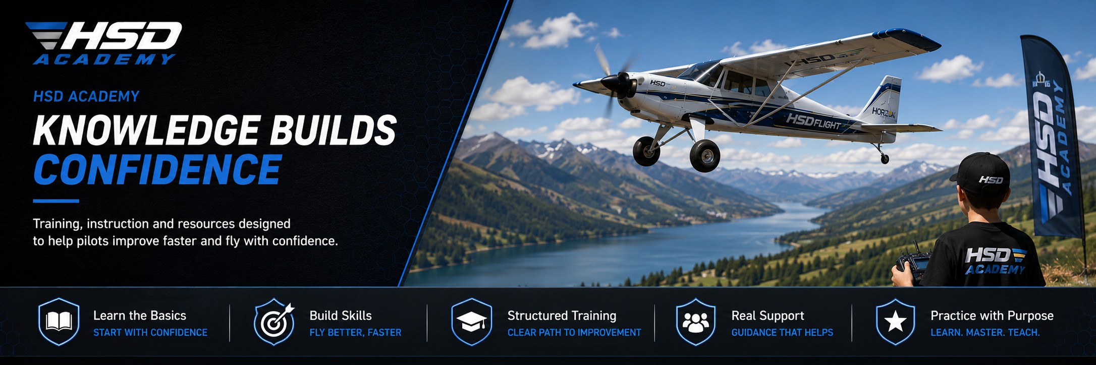 HSD Academy RC pilot training, education and flight instruction resources