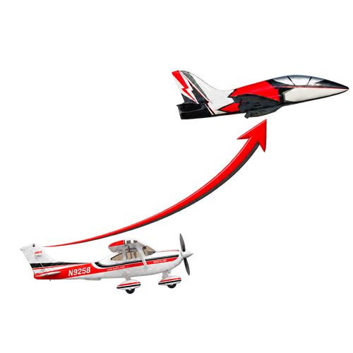 Progression from an HSD Flight Cessna to a high-performance HSD jet