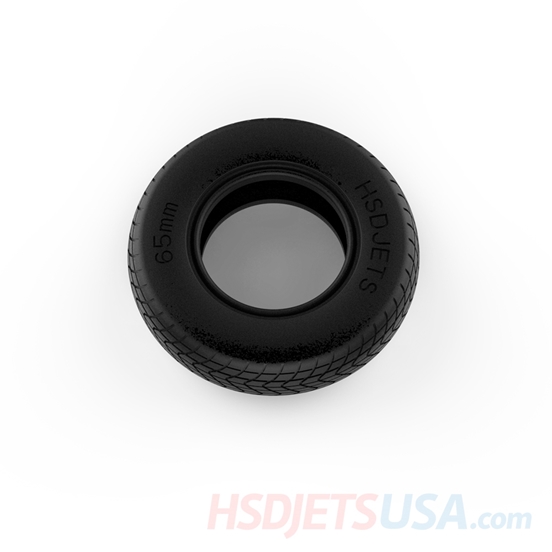 Picture of HSDJETS Super Viper Black Rubber Tire Skin of Rear Brake Wheel**