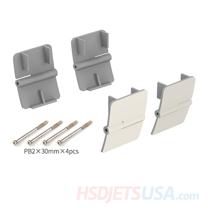 Picture of HSDJETS F-16 grey color Rear wheel cover hinge**