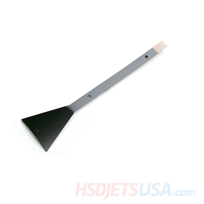 Picture of HSDJETS F-16 Black and white Snow Camo color Rear landing gear cover plate**