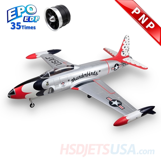 Picture of HSDJETS S-EDF 120mm HT-33 Thunderbirds Colors PNP 12S*