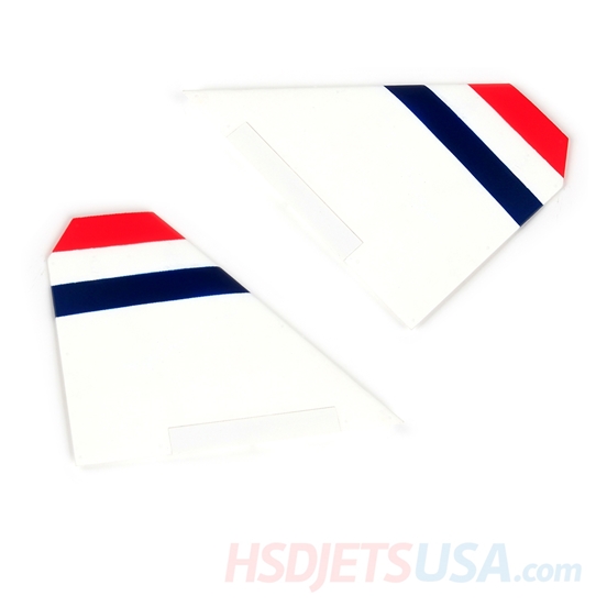 Picture of HSDJETS S-EDF 105mm HF-16 hunderbirds color left and right horizontal tail**