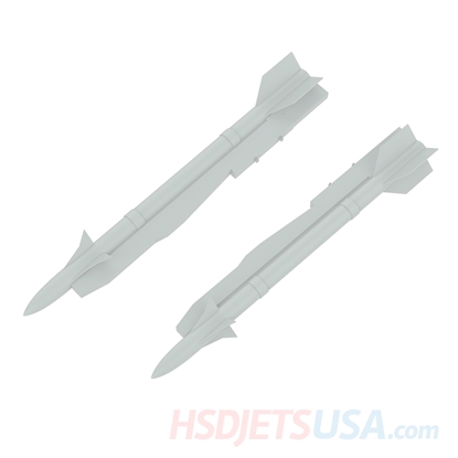 Picture of HSDJETS HF-16 Grey color left and right Missiles**