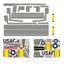 Picture of HSDJETS HT-33 Yellow Ribbon Colors decal*