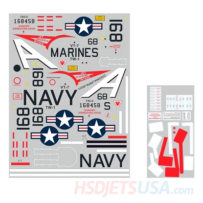 Picture of HSDJETS Super Viper Navy Colors decal*