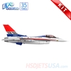 Picture of HSDJETS S-EDF 105mm HF-16 V2 Red White Blue Colors KIT*