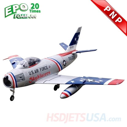 Picture of HSDJETS HF-86 Foam Turbine Sky Blazer Colors PNP*