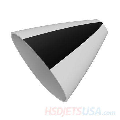 Picture of HSDJETS HF-16 V2 Red white blue Colors Nose cone**