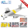 Picture of HSDJETS S-EDF 120mm HF-86 black white checkered Colors PNP(Stickers not affixed)**