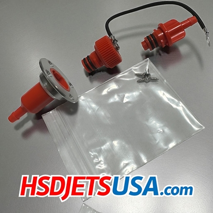 Picture of Dry-Break Kit (1 Jet Fuel Port + Optional Bezel Mount w/screws + Fueler Probe)