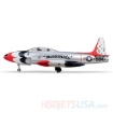 Picture of T-33 Foam Turbine Thunderbirds Colors PNP XT60 plug