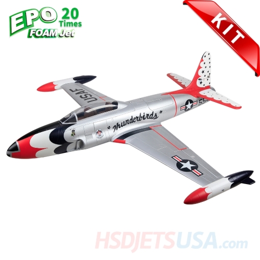 Picture of T-33 Foam Turbine Thunderbirds Colors KIT*