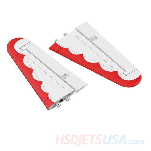 Picture of HSDJETS T-33 Foam Turbine Thunderbird Colors Horizontal tail (pair)**