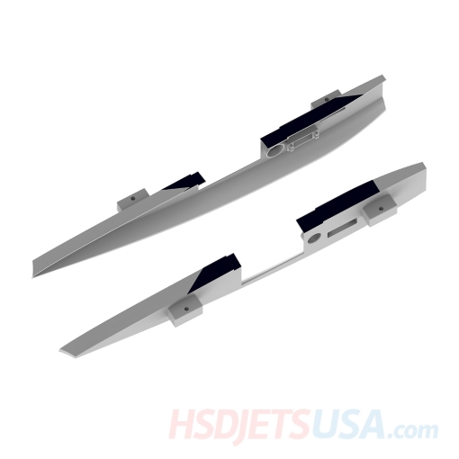 Picture of HSDJETS T-33 Foam Turbine Thunderbird Colors Left and right fuselage wing connection fixed seat*