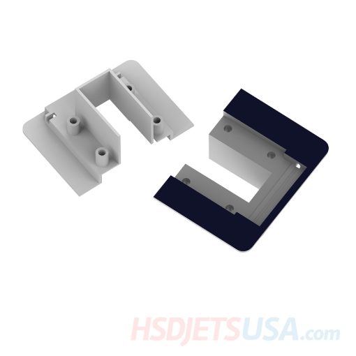 Picture of HSDJETS T-33 Foam Turbine Thunderbird Colors Left and right wing main landing gear fixed seat**