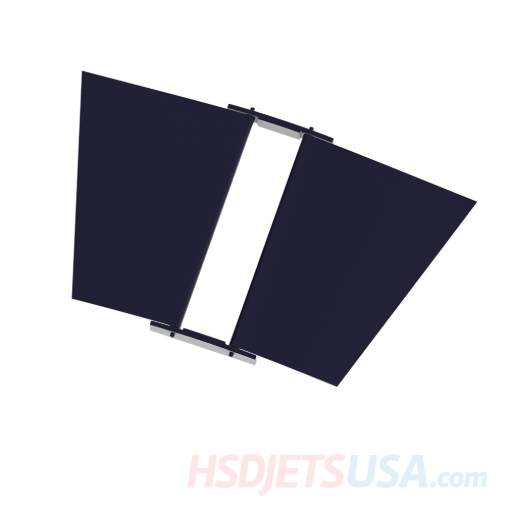 Picture of HSDJETS T-33 Foam Turbine Thunderbird Colors Left and right of landing gear cover plate**
