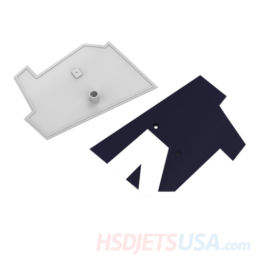 Picture of HSDJETS T-33 Foam Turbine Thunderbird Colors landing gear baffle B left and right**