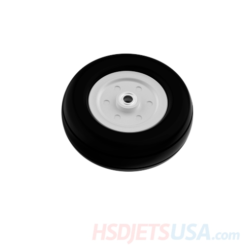 Picture of HSDJETS T-33 front wheel Rubber tire + metal hub (assembled)**