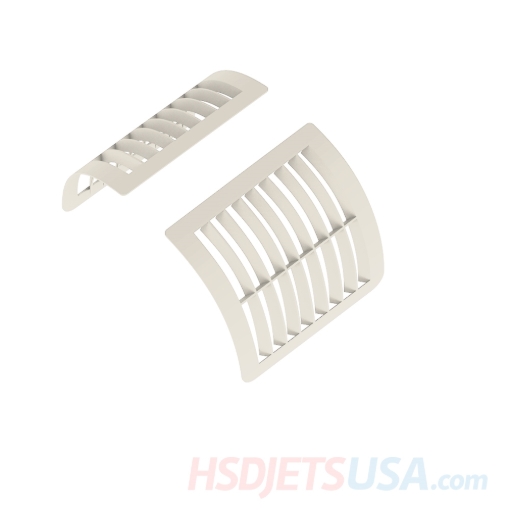 Picture of HSDJETS  S-EDF 105mm F-16 Black and white Snow Camo color Breathable net**