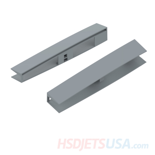Picture of HSDJETS F-16 grey color Left and right fuselage horizontal tail connection fixing piece**