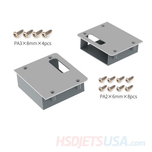 Picture of HSDJETS F-16 grey color Horizontal tail servo cover fixed**