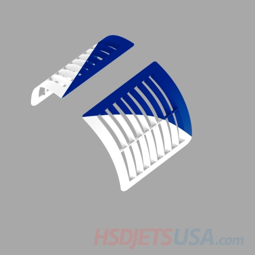 Picture of HSDJETS S-EDF 105mm F-16 Thunderbirds color Breathable net**