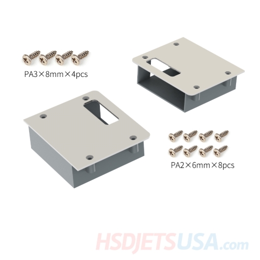 Picture of HSDJETS F-16 Thunderbirds color Horizontal tail servo cover fixed**