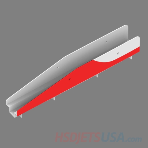 Picture of HSDJETS S-EDF 105mm F-16 Thunderbirds color Vertical tail fixing seat**