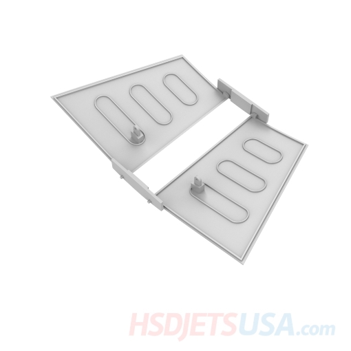 Picture of HSDJETS T-33 Foam Turbine Yellow ribbon color Left and right of landing gear cover plate**