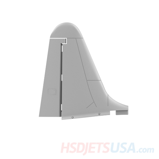 Picture of HSDJETS T-33 Foam Turbine Yellow ribbon color Vertical tail**