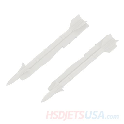 Picture of HSDJETS S-EDF 105mm HF-16 Thunderbirds color left and right Missiles**