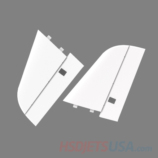 Picture of HSDJETS S-EDF 105mm Super Viper Navy or Red Color Left and Right Horizontal Tail**