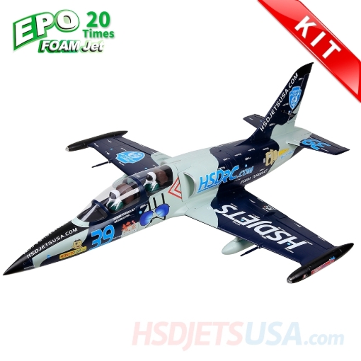 Picture of HSDJETS HL-39 Foam Turbine Blue Camo Colors KIT