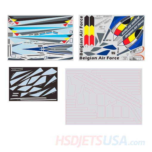 Picture of HSDJETS HF-16 Belgian Colors decal*
