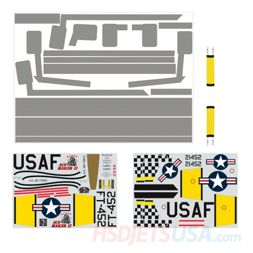 Picture of HSDJETS HT-33 Yellow Ribbon Colors decal*