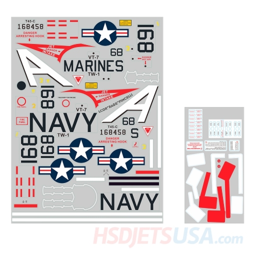 Picture of HSDJETS Super Viper Navy Colors decal*