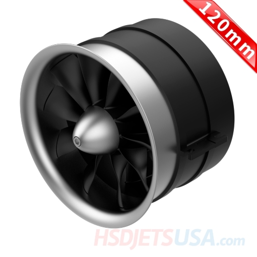 Picture of HSDJETS S-EDF 120mm Half Metal Electric Ducted Fan (w/o Motor)**