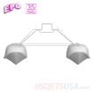 Picture of HSDJETS 2000mm HSDJETS-182 Pontoon w/ Servo (not installed)* FREE USA SHIPPING