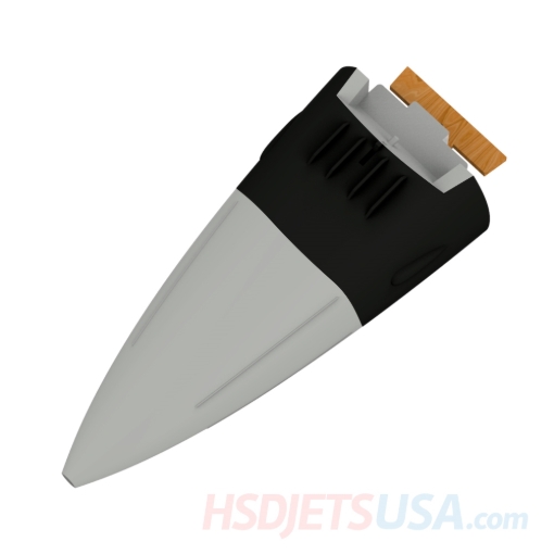 Picture of HSDJETS HF-16 Foam Turbine Black Camo Colors Nose*