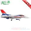 Picture of HSDJETS HF-16 V2.1 Foam Turbine Red white blue Colors PNP*