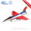 Picture of HSDJETS S-EDF 105mm HF-16 V2 Red White Blue Colors PNP*