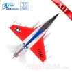 Picture of HSDJETS S-EDF 105mm HF-16 V2 Red White Blue Colors KIT*