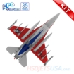 Picture of HSDJETS S-EDF 105mm HF-16 V2 Red White Blue Colors KIT*