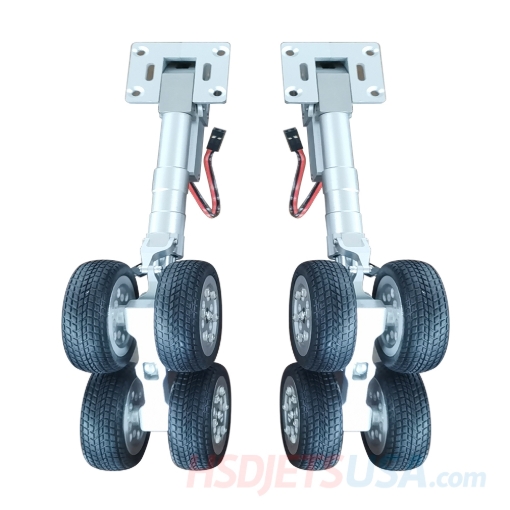 Picture of HSDJETS S-EDF90mmx4 HBY-747 Full Fuselage landing gear set WITHOUT BRAKES**