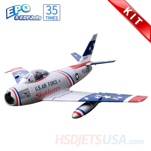 Picture of HSDJETS S-EDF 120mm HF-86 Sky Blazer Colors KIT*