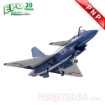 Picture of HSDJETS HJ-10 Foam Turbine CAF NEW (DARK BLUE) Colors PNP with Vectoring nozzle*