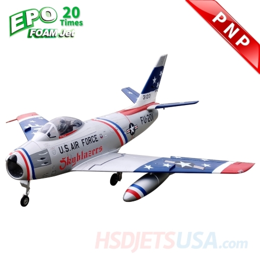 Picture of HSDJETS HF-86 Foam Turbine Sky Blazer Colors PNP*