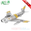 Picture of HSDJETS HF-86 Foam Turbine Yellow Ribbon Colors KIT*