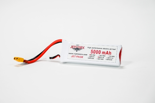 Picture of RC Jetwerx 2S 5000 30C Lipo